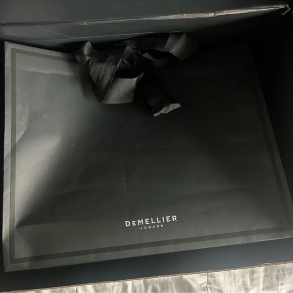 DeMellier Midi New York black croc effect bag brand new never worn in dustbag! - Picture 14 of 15